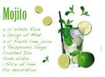 Wandtattoo KOMAR "Mojito - Größe 100 x 70 cm", grün, B:100cm H:90cm, Folie, Wandtattoos, Wandtattoo, selbstklebend, Wandsticker