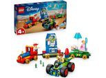 Konstruktionsspielsteine LEGO "Partyzug und das Auto RC aus Toy Story (43264), LEGO Disney Pixar", bunt, Spielbausteine, Kinder, Kunststoff, Konstruktionsspielsteine, Made in Europe