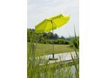 Sonnenschirm SCHNEIDER SCHIRME "Locarno", grün, Obermaterial: 100% Polyester, Standschirme, Sonnenschirm, abknickbar, ohne Schirmständer