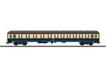 Personenwagen MÄRKLIN "Märklin Schnellzugwagen ABm 225 - 43934", blau (blau, beige), Modelleisenbahn-Fahrzeuge, KinderB:3,5cm H:5cm L:28,2cm, Kunststoff, Metall, Personenwagen, Made in Europe, B:3,5cm H:5cm L:28,2cm
