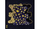 Leinwandbild QUEENCE "Bears IV", gold (farbe bild(er): goldfarben), B:30cm H:30cm, Holzrahmen, Leinwand, Bilder, Leinwandbild, Premium-Leinwandstoff, Handarbeit aus Deutschland