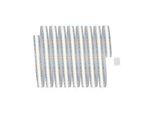 PAULMANN LED-Streifen "MaxLED 500 Stripe 2,5m 13W 24V silber Kunststoff", silber (silberfarben), Flammen 1 Stk., Lichterketten, Full-Line COB 2700-6500K TunableWhite, LED-Streifen