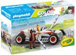 Konstruktions-Spielset PLAYMOBIL "Rennauto (71376), Color", bunt, Spielbausteine, Kinder, Kunststoff, Konstruktions-Spielset, zum individuellem Gestalten
