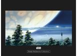 Bild KOMAR "Star Wars Classic RMQ Yavin Lookout", bunt (farbe bild(er): bunt), B:40cm H:30cm, Holz, Papier, Bilder, Bild, Wandbild zur Dekoration im Kinderzimmer - ohne Rahmen