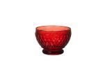 Schale VILLEROY & BOCH "Dessertschale Boston Coloured ø 11,7 cm", rot, Schüsseln, Schale