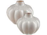 Tischvase "Vase", braun (hellgrau), H:13cm Ø:16cm, Glas, LEGER HOME BY LENA GERCKE, Vasen, Tischvase, im eleganten Design