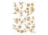 Wandtattoo KOMAR "Frasca - Größe 50 x 70 cm", braun (bronzefarben), B:50cm H:70cm, Folie, Wandtattoos, Wandtattoo, selbstklebend, Wandsticker