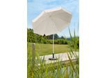 Sonnenschirm SCHNEIDER SCHIRME "Ibiza", beige (natur), Obermaterial: 100% Polyester, Standschirme, Sonnenschirm, abknickbar, ohne Schirmständer