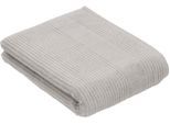 Badetuch VOSSEN "Tomorrow", grau (stone), B:67cm L:140cm, Webfrottier, Baumwolle, Handtücher, Badetuch