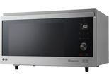 LG Mikrowelle "MJ 3965 ACS", schwarz (edelstahlfarben, schwarz), B:54,4cm H:32,7cm T:52,2cm, Mikrowellen, 1100 Watt, Hybrid-Heißluftofen 4-in-1, Mikrowelle