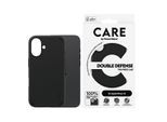 CARE BY PANZERGLASS Handyhülle "Double Defence Case für Apple iPhone 16", schwarz, B:11cm H:1,9cm T:19,6cm, Hüllen, Backcover, Schutzhülle, Handyschutzhülle, Case, Schutzcase, stoßfest, Handyhülle