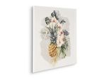 Leinwandbild KOMAR "Ananas Mûr - Größe 60 x 60 cm", bunt (farbe bild(er): bunt), B:60cm, Holz, Papier, Bilder, Leinwandbild, Keilrahmenbild mi Echtholzrahmen