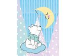Bild KOMAR "Winnie the Pooh Moon", bunt (farbe bild(er): bunt), B:30cm H:40cm, Holz, Papier, Bilder, Bild, Wandbild zur Dekoration im Kinderzimmer - ohne Rahmen