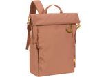 Wickelrucksack LÄSSIG "Green Label, Outdoor Rolltop Backpack, almond", Baby, Gr. B/H/T: 30cm x 43cm x 14cm, braun, Polyester, Rucksäcke Wickelrucksack