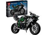 Konstruktionsspielsteine LEGO "Kawasaki Ninja H2R Motorrad (42170), LEGO Technic", bunt, Spielbausteine, Kinder, Kunststoff, Konstruktionsspielsteine, Made in Europe