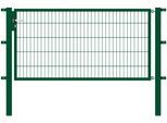 Zauneinzeltür ALBERTS "Flexo", grün, B:200cm H:100cm, Stahl, Tore, Zauneinzeltür, 200 cm Breite, in versch. Höhen