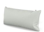 Kissenbezug WOLKENFELD "Mikrofaser Kissenbezug - Allergiker Kopfkissenbezug - unfassbar weich", grau (hellgrau, weiß), B:40cm L:80cm, Microfaser, Obermaterial: 100% Polyester, Kissenbezüge, Kissenbezug, Größe 80x80, 40x80 und 70x90 cm; versteckter Reißverschluss, Topseller
