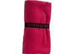 Saunatuch GÖZZE "Sports by Gözze", pink, B:80cm L:180cm, Microfaser, Obermaterial: 90% Polyester, 10% Polyamid, Handtücher, Saunatuch, Sporthandtuch, Größe 80/180 cm, schnell trocknend durch Microfaser