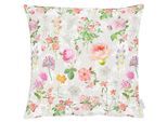 Dekokissen APELT "6750", rosa (rosé, bedruckt), B:49cm L:49cm, Obermaterial: 70% Polyester, 30% Baumwolle, Dekokissen_Sitzkissen_Kissenhüllen, Dekokissen