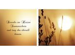 Leinwandbild QUEENCE "Sonnenschein", gelb (farbe bild(er): gelb), B:80cm H:40cm T:2cm, Canvas, Holzrahmen, Bilder, Leinwandbild, Premium-Leinwandstoff, Handarbeit aus Deutschland, Spruch, 2er Set