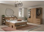 Schrankmodule GAMI, braun, B:60cm H:220cm T:58cm, Holzwerkstoff, Schränke, Schrankmodule, Multifunktional, großzügig mit wahlweise Kleiderschrank oder Regalen
