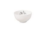Schale VILLEROY & BOCH "Bol XMAS Statement Lines ø 13,8 cm weiß", weiß, Schüsseln, Schale