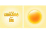 Leinwandbild QUEENCE "Sunshine", gelb (farbe bild(er): gelb), B:80cm H:40cm T:2cm, Canvas, Holzrahmen, Bilder, Leinwandbild, Premium-Leinwandstoff, Handarbeit aus Deutschland, Spruch, 2er Set