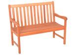 Gartenbank MERXX "Santos", braun, B:100cm H:89cm T:58cm, Holz, Sitzbänke, Gartenbank