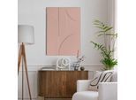 Wandbild REINDERS "Saturn - terra/nude", braun (farbe bild(er): braun), B:70cm H:100cm T:3cm, Holzwerkstoff, Bilder, Wandbild