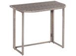 Gartentisch MERXX "Klapptisch für Eckbank", grau (grau, beige), B:50cm H:75cm T:90cm, Tische, Gartentisch, 50x90 cm
