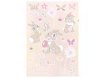 Wandtattoo KOMAR "Little Miss Bunny - Größe 50 x 70 cm", bunt, B:50cm H:70cm, Folie, Wandtattoos, Wandtattoo, selbstklebend, Wandsticker, Kinderzimmer