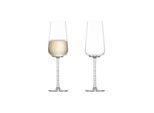 Champagnerglas ZWIESEL GLAS "Champagnergläser Journey 358 ml 2er Set transparent", bunt (transparent), 2 tlg., Glas, Trinkgefäße, Champagnerglas