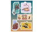 Wandtattoo KOMAR "Mandalorian Funny Grogu - Größe 50 x 70 cm", bunt, B:50cm H:70cm, Folie, Wandtattoos, Wandtattoo, selbstklebend, Wandsticker, Kinderzimmer