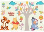 Wandtattoo KOMAR "Winnie the Pooh Nature Lovers - Größe 50 x 70 cm", bunt, B:50cm H:70cm, Folie, Wandtattoos, Wandtattoo, selbstklebend, Wandsticker, Kinderzimmer