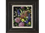 Leinwandbild QUEENCE "Blumen", bunt (farbe bild(er): bunt), B:40cm H:40cm T:2cm, Canvas, Holzrahmen, Bilder, Leinwandbild, Premium-Leinwandstoff, Handarbeit aus Deutschland, 40x40cm