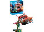 Konstruktions-Spielset PLAYMOBIL "Helden-Multifunktionsfahrzeug (71832), Heroes", bunt, Spielbausteine, Kinder, Kunststoff, Konstruktions-Spielset, Made in Europe