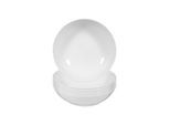 Schale SELTMANN WEIDEN "Salatschalen Rondo/Liane ø 18,6 cm 6er Set weiß", weiß, Schüsseln, Schale