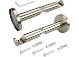 Kombiträger LIEDECO, silber (edelstahlfarben), Ø:1,6cm, Gardinenstangenhalterungen, Kombiträger, für Gardinenstangen Ø 16 mm