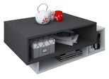 Beistelltisch VCM "Holz Sofatisch Couchtisch Wohnzimmertisch Runila", grau (weiß, anthrazit), Tische, Beistelltisch