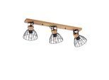 JUST LIGHT Wandleuchte "LAMI", schwarz, 3, 1 Stk., Leuchten, ExklusiveE27, Wandleuchte