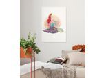 Leinwandbild KOMAR "Disney Ariel Sunrise", bunt (farbe bild(er): bunt), Disney, 1 Stk., Vlies, Bilder, Leinwandbild, 40 x 60 cm (Breite x Höhe) - Kinderzimmer, Dekoration