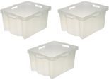 Organizer KEEEPER "franz", transparent, B:35cm H:23cm T:43cm, Kunststoff, Aufbewahrungsboxen, Organizer, Aufbewahrungsboxen xl, 24 Liter, hochwertiger Kunststoff