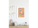 Bild KOMAR "ABC Animal Q", bunt (farbe bild(er): bunt), B:30cm H:40cm, Holz, Papier, Bilder, Bild, Wandbild zur Dekoration - ohne Rahmen