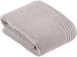 Saunatuch VOSSEN "Vienna Style Supersoft", grau (light grau), B:100cm L:150cm, Walkfrottee, Baumwolle, Handtücher, Saunatuch, mit Bordüre