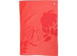 Geschirrtuch BUGATTI "Zip & Surprise - Jacquard", rot, B:50cm L:70cm, 100% Baumwolle, Geschirrtücher, Geschirrtuch