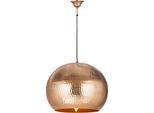 KAYOOM Hängeleuchte "Fabricia", gold (goldfarben), 1, Ø 47cm H: 35cm, 1 Stk., Leuchten, Metall-Hängeleuchte im Industrial-Style, handgefertigt in Glockenform, Hängeleuchte