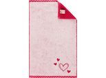 Duschtuch DYCKHOFF "Lillifee", pink, B:70cm L:130cm, Walkfrottier, Obermaterial: 100% Baumwolle, Handtücher, Duschtuch, 100 % Baumwolle