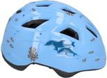 Kinderfahrradhelm FISCHER FAHRRAD "Plus Dolphin XS/S", blau (babyblau, blau), Helme, Kinder, Kopfumfang: 48cm - 54cm, Kinderfahrradhelm
