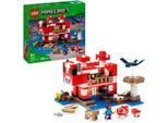 Konstruktionsspielsteine LEGO "Das Pilzkuh-Haus (21270), LEGO Minecraft", bunt, Spielbausteine, Kinder, Kunststoff, Konstruktionsspielsteine, Made in Europe
