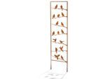 Gartenstecker LOCKER "76044-06", braun, B:39cm H:139cm, Metall, Gartenstecker, Gartenstecker